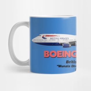 Boeing B747-400 - British Airways "Wunala Dreaming / Australia" Mug